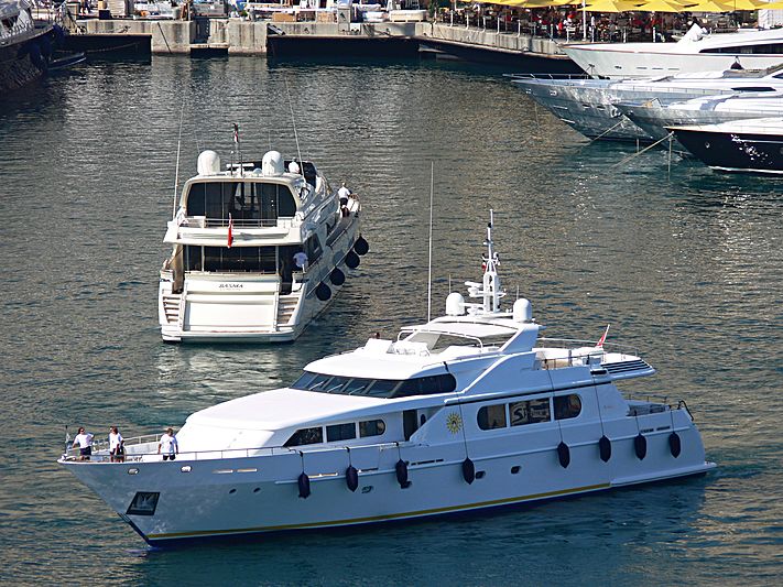 Antares Star yacht arriving in Monaco