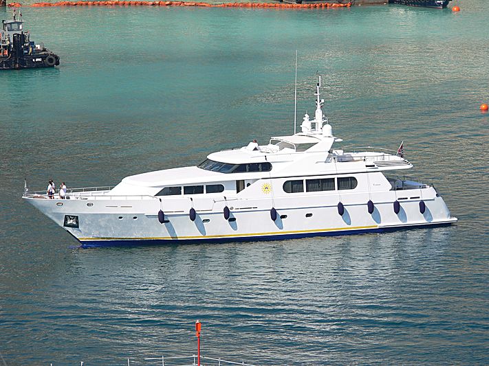 Antares Star yacht arriving in Monaco