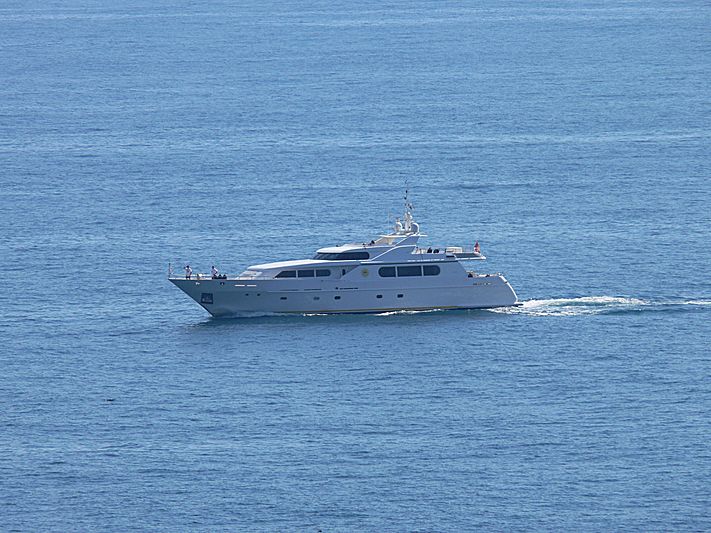 Antares Star yacht arriving in Monaco