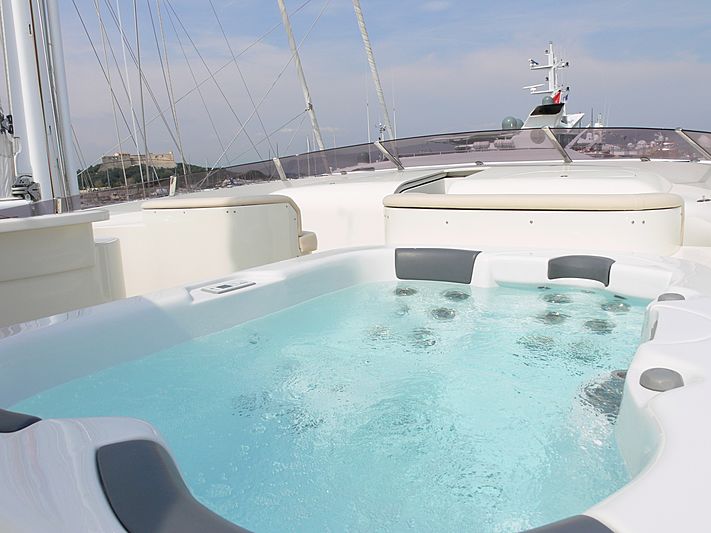 Sun Glider II yacht deck