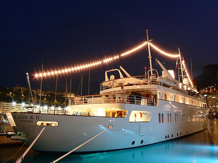 Lady K II yacht in Port Hercule