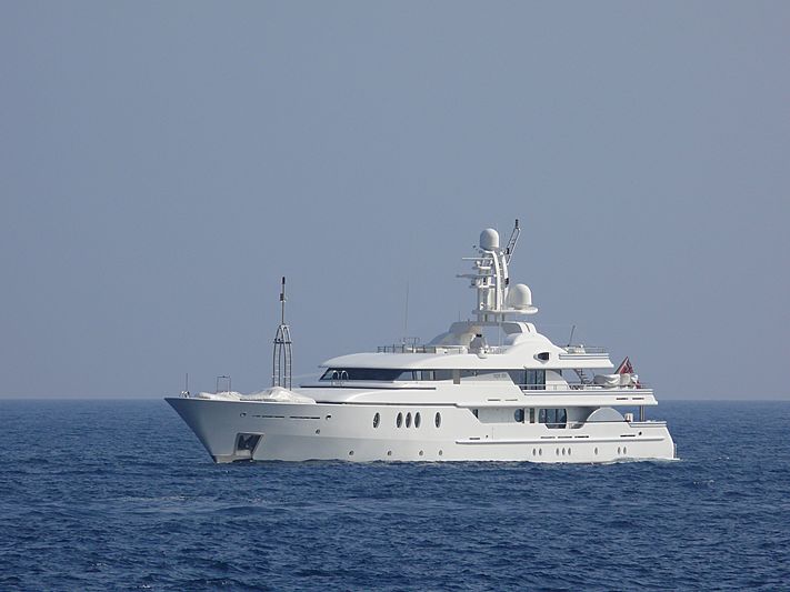Deja Too yacht cruising off the coast of Monaco