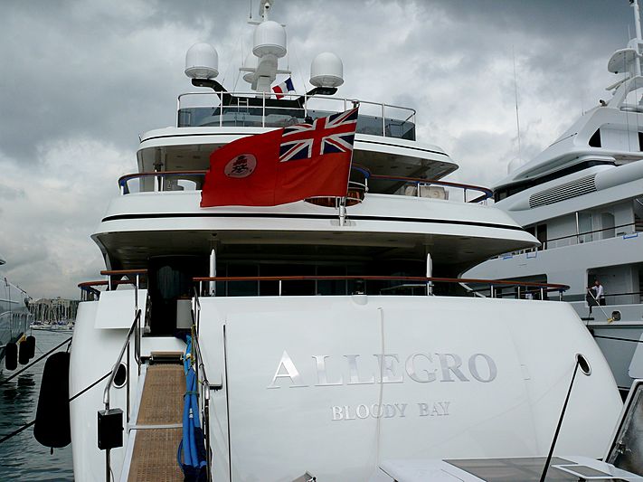 Allegro yacht in Antibes