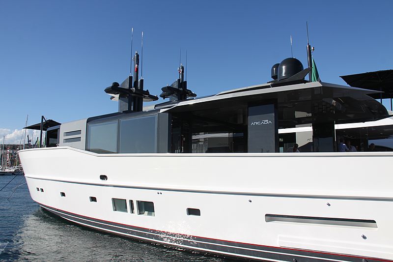 Aria yacht at the Cannes Yachting Festival