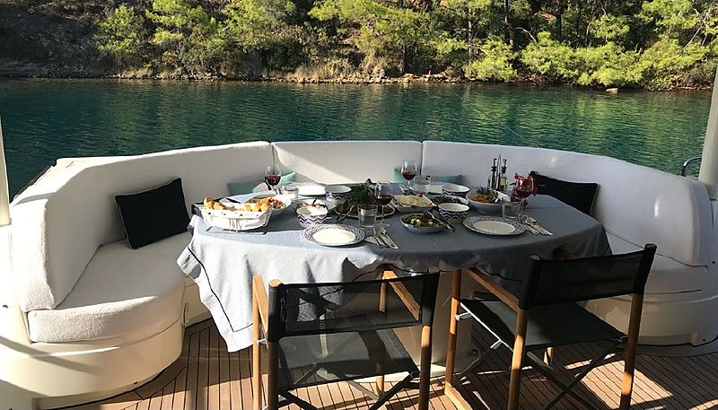 Evolution yacht deck