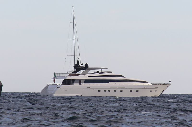 Duke yacht anchored off Cannes