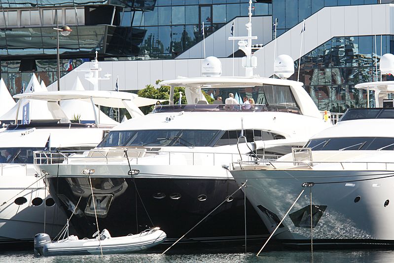 Lady Beatrice yacht at the Cannes Yachting Festival