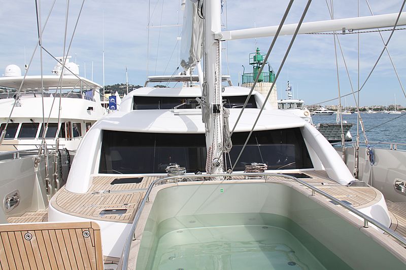 Lunar yacht at the Cannes Yachting Festival