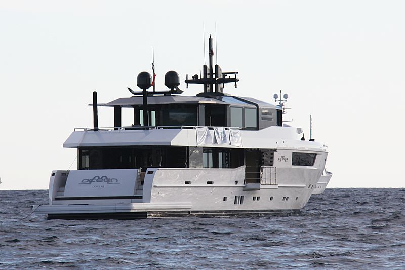 M'Ocean yacht anchored off Cannes