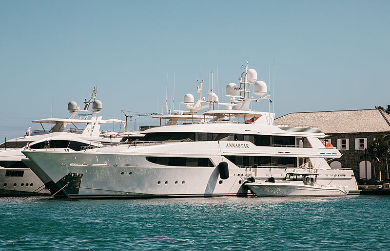 Annastar yacht at St. Barths