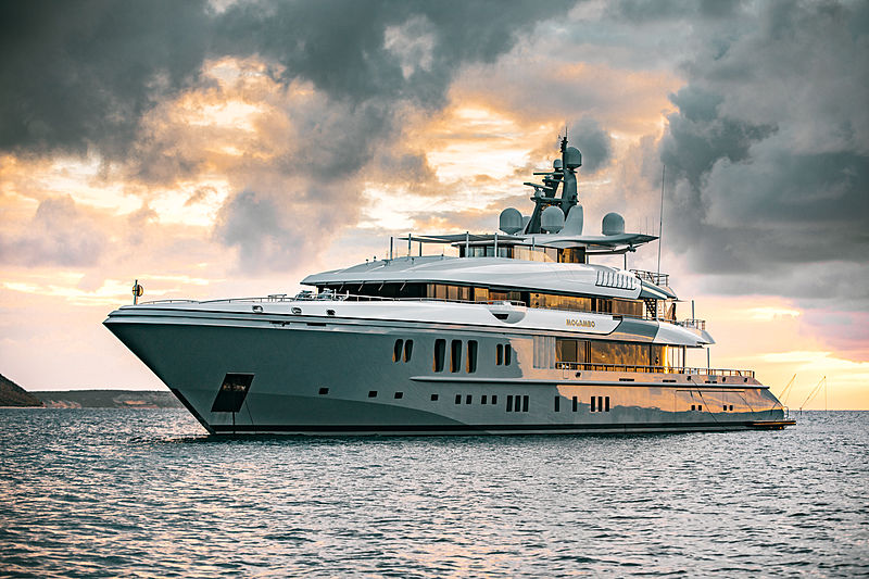 Mogambo yacht anchored off Anguilla