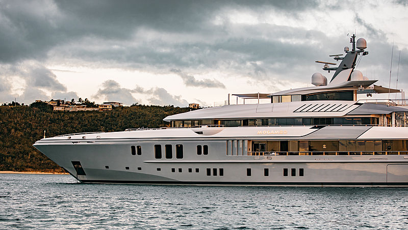 Mogambo yacht anchored off Anguilla