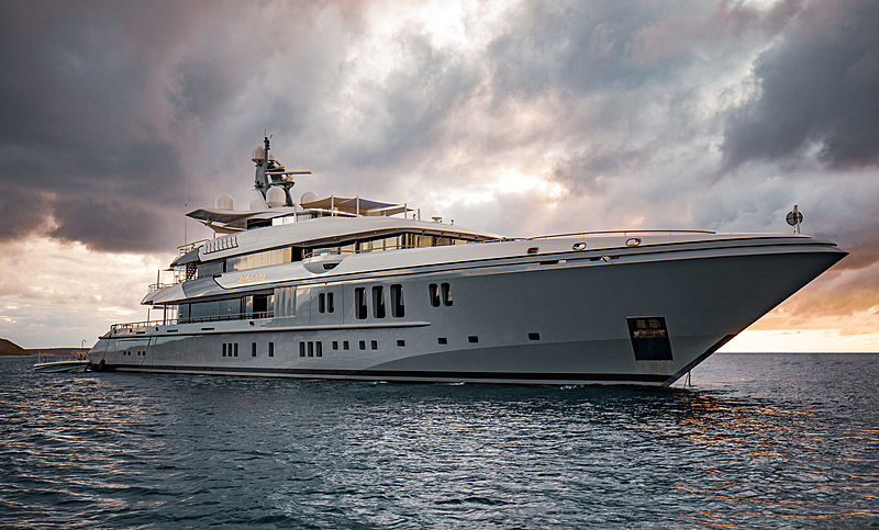 Mogambo yacht anchored off Anguilla