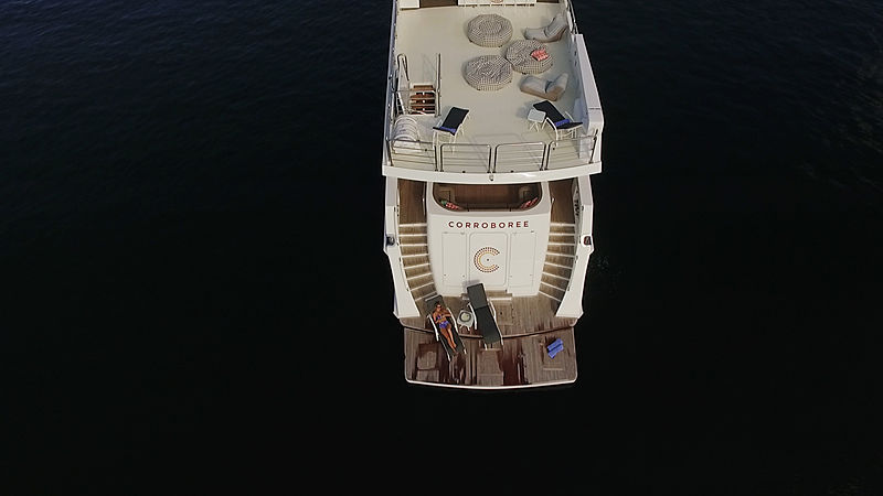 Corroboree yacht deck