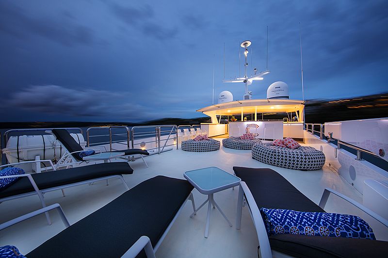 Corroboree yacht deck