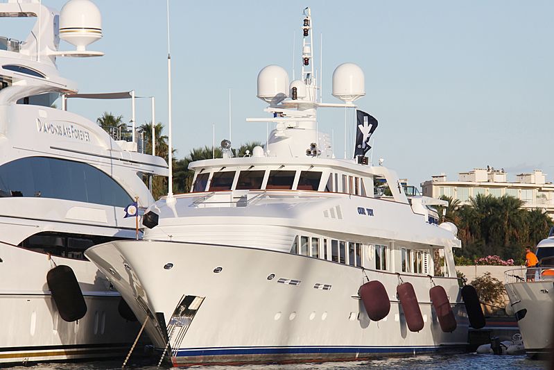 Our Toy yacht at the Cannes Yachting Festival