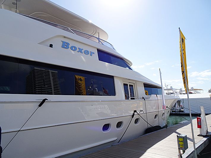 Boxer yacht in Miami Beach