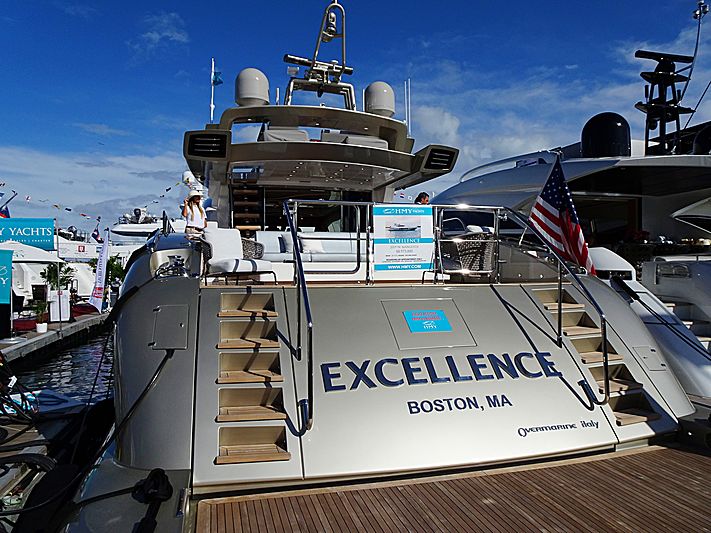 Excellence yacht in Miami Beach