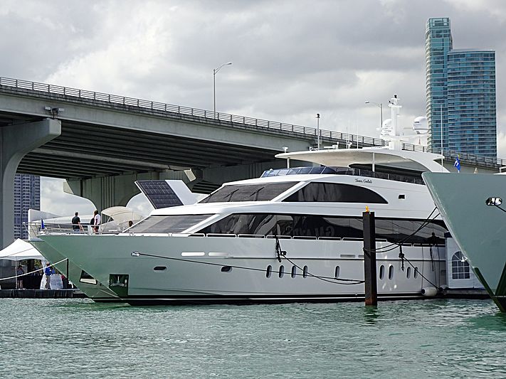 Team Galati yacht in Miami Beach