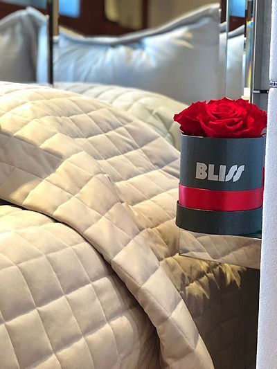 Bliss yacht interior detail