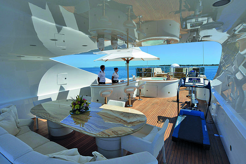 Lumiere yacht deck