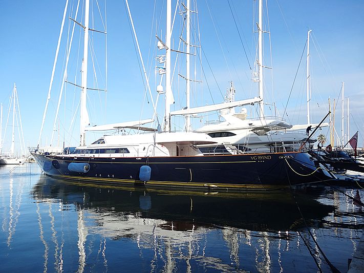 Morning Glory yacht in Viareggio