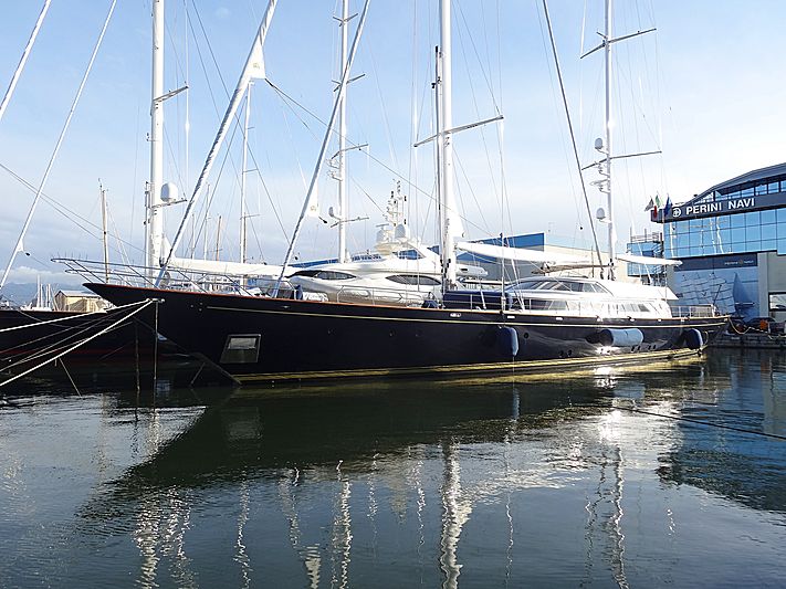 Morning Glory yacht in Viareggio