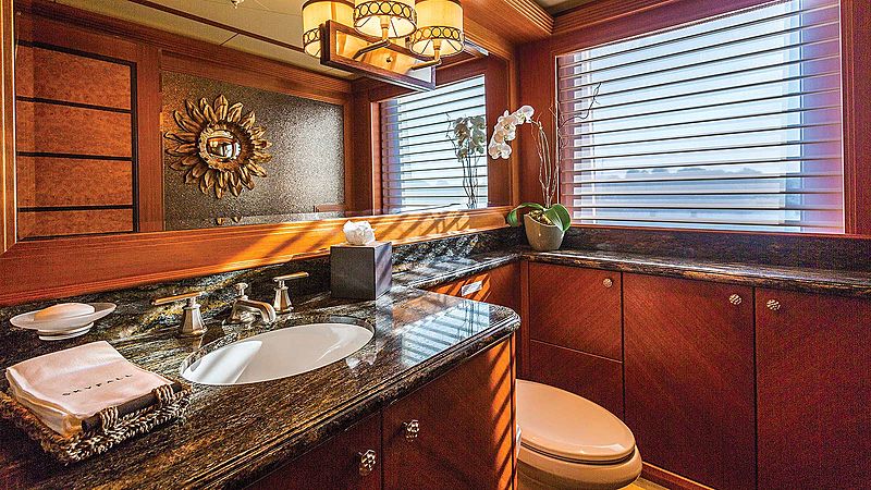 Skyfall yacht bathroom
