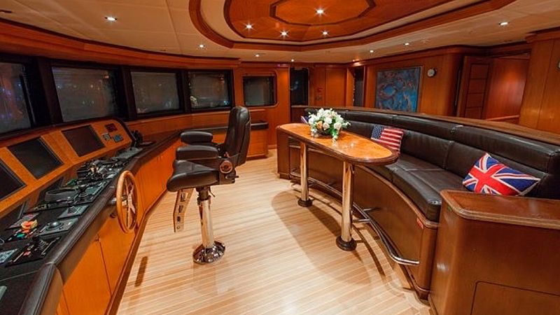 Skyfall yacht bridge