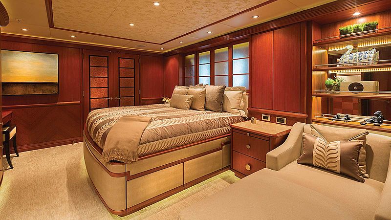 Skyfall yacht stateroom
