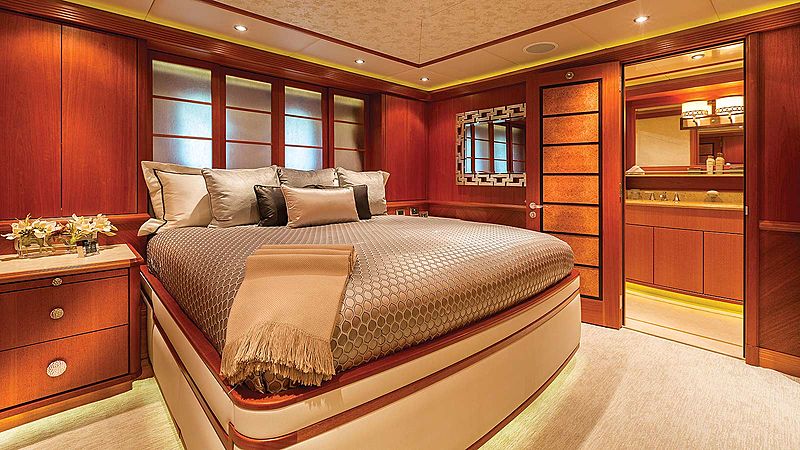 Skyfall yacht stateroom