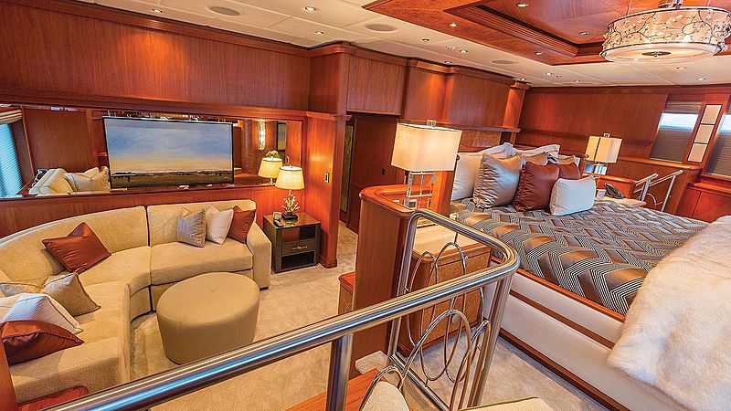 Skyfall yacht stateroom