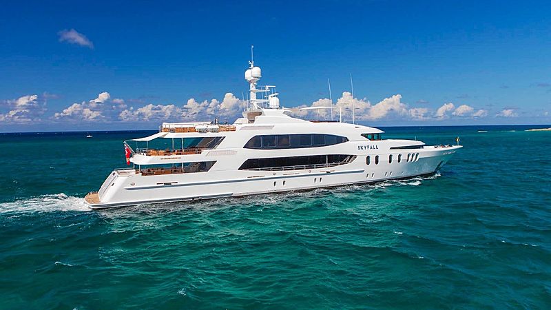 Skyfall yacht cruising