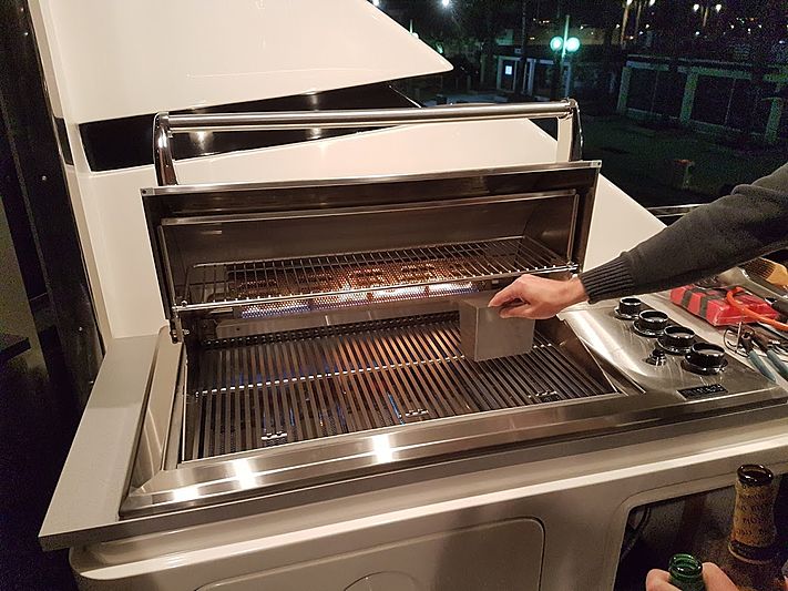 Awol yacht barbeque