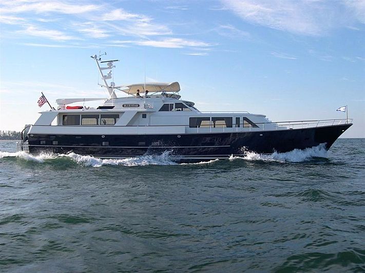 Blue Star yacht cruising