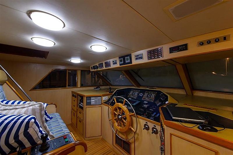 Blue Star yacht bridge