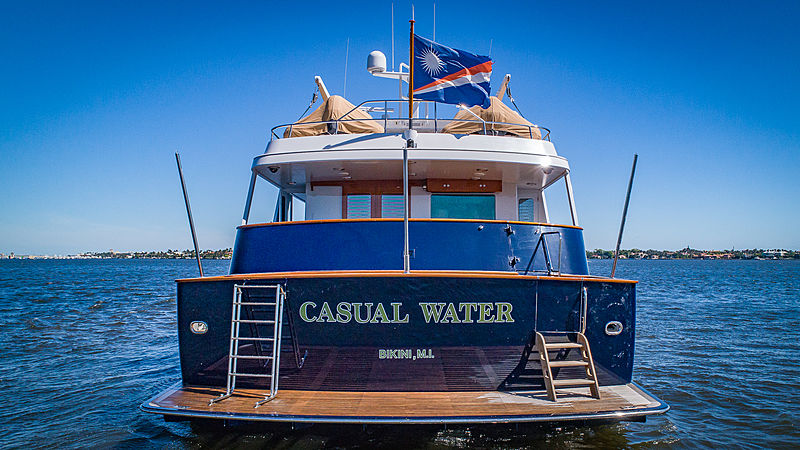 Casual Water yacht stern