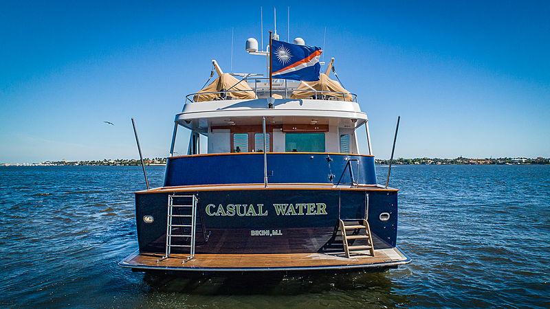 Casual Water yacht stern
