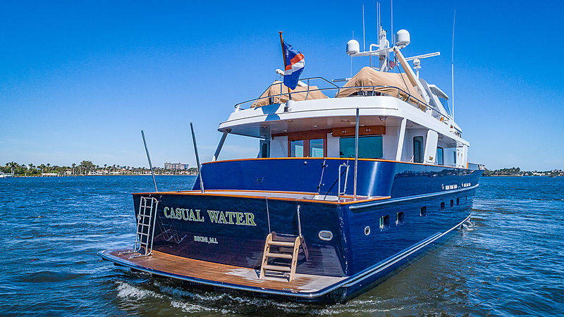 Casual Water yacht anchored
