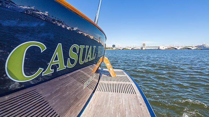 Casual Water yacht stern