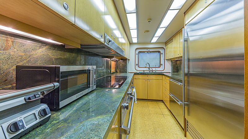 Casual Water yacht kitchen