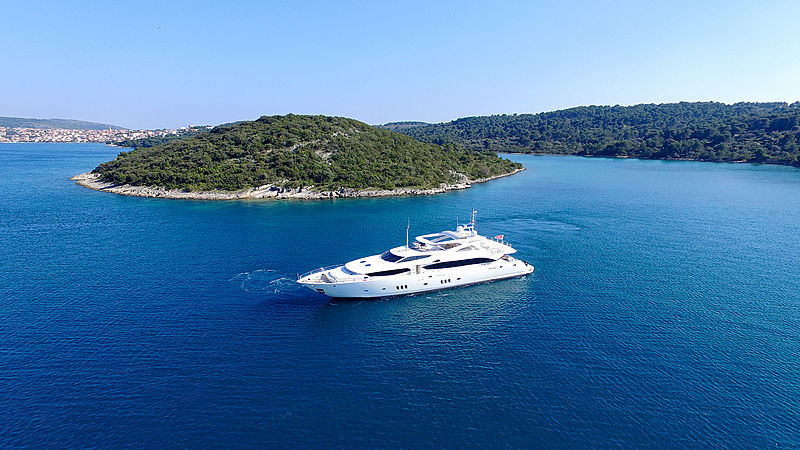 Ira yacht anchored