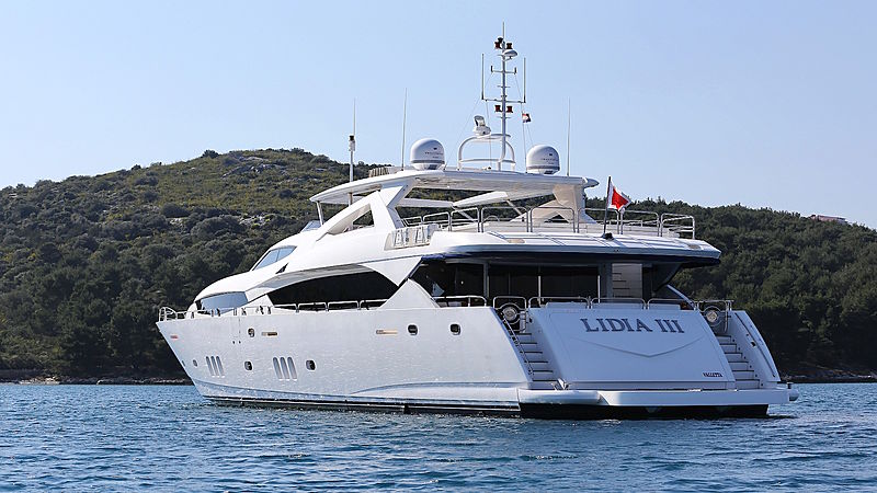 Ira yacht anchored
