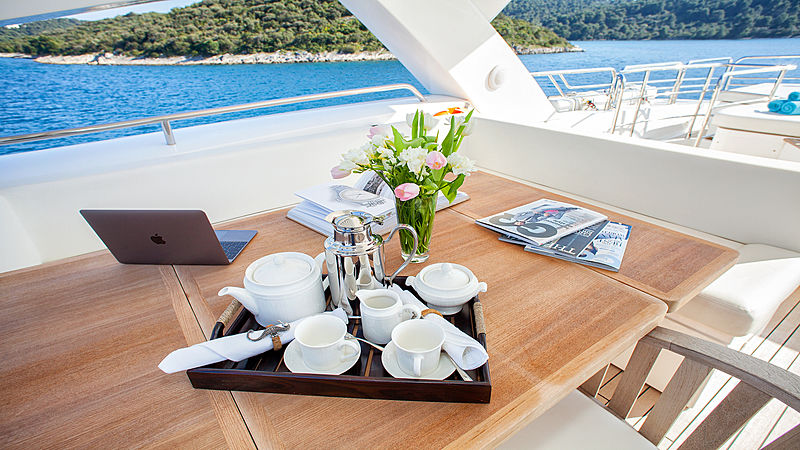 Ira yacht deck