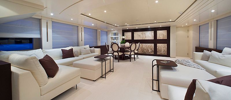 Rola yacht upper deck saloon