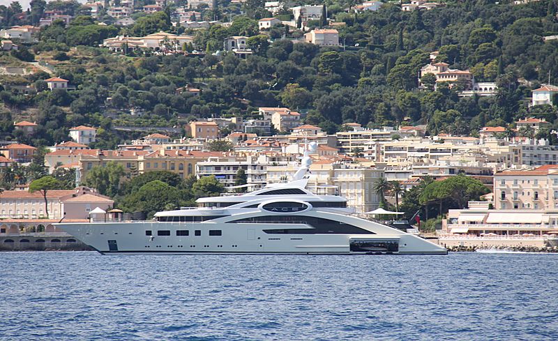 ACE yacht off Beaulieu-sur-Mer