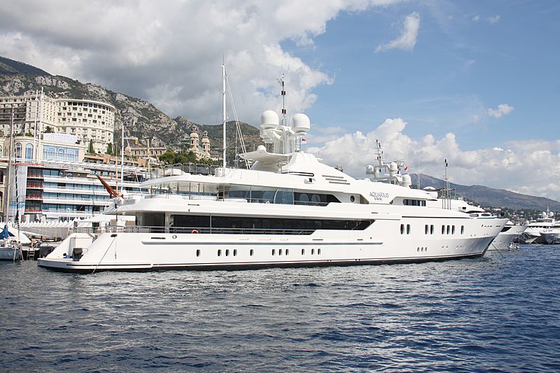Aquarius yacht in Monaco