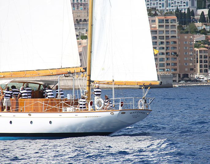 Wayfarer of London yacht off Monaco