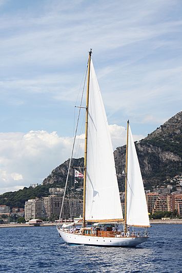 Wayfarer of London yacht off Monaco