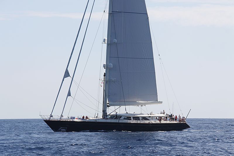 Heritage yacht during the Perini Navi Cup 2013
